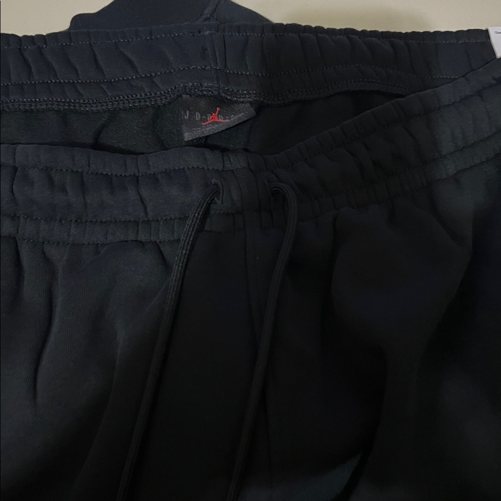 Jordan Black Sweatpants with White Jumpman Logo sz 3XL - Picture 4 of 5